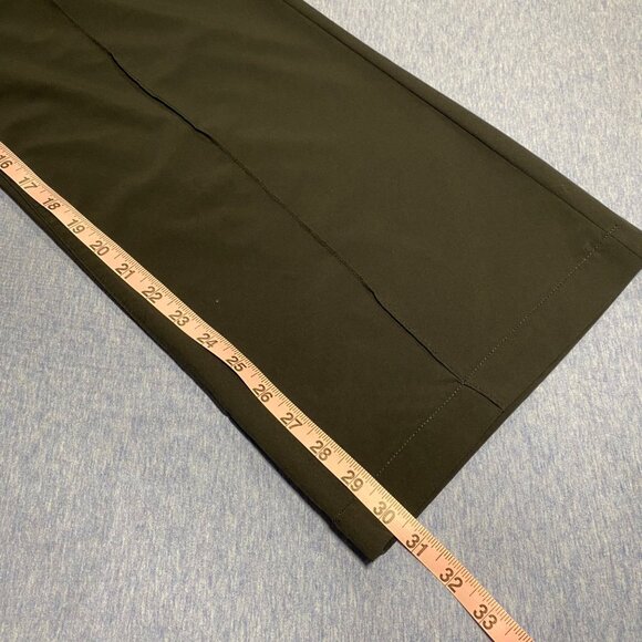 Duluth Trading Women's Black Pleated Flexellence Wide Leg Pants Size 14 - Picture 8 of 8